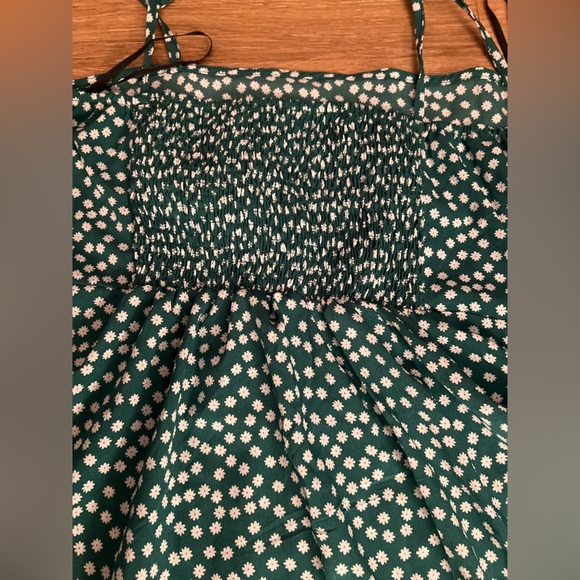 SHEIN Green Floral Mini Dress, size XL - Picture 8 of 11